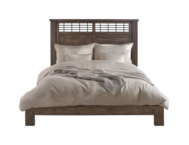 International Furniture Direct Parota III - Queen Bed - Barrel Brown