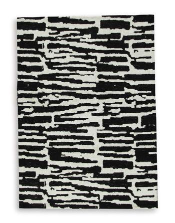 Ashley Bramshaw Medium Rug - Black/Ivory