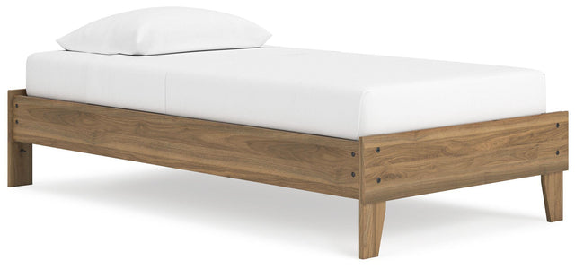 Ashley Deanlow Twin Platform Bed - Honey