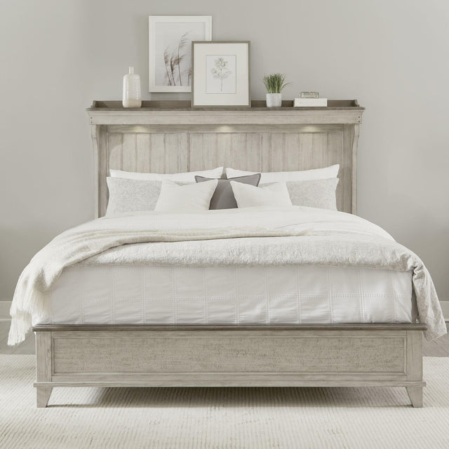 Liberty Furniture Ivy Hollow - King Mantle Bed - White
