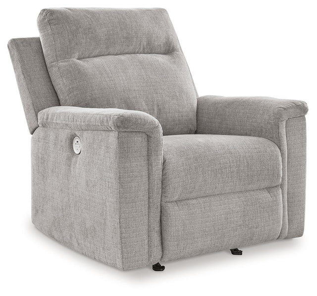 Ashley Barnsana Power Rocker Recliner - Ash