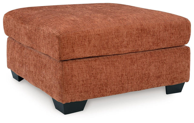 Ashley Aviemore Oversized Accent Ottoman - Spice