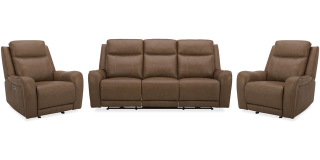 Parker House Haywood - Power Reclining Sofa And 2 Recliners - Butternut