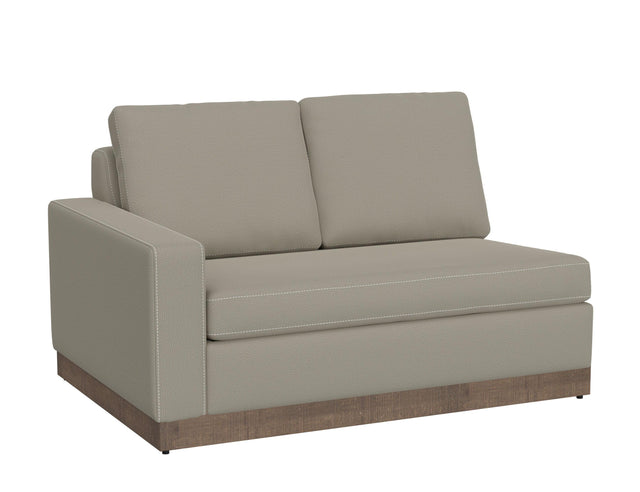 International Furniture Direct Georgia - Sectional Loveseat - Almond Gray