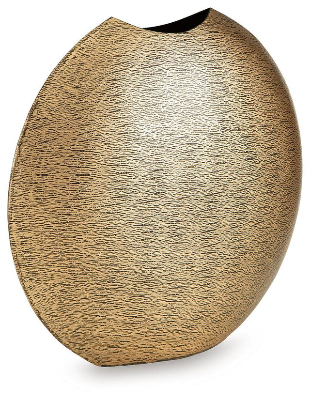 Ashley Iansboro Vase - Antique Gold Finish