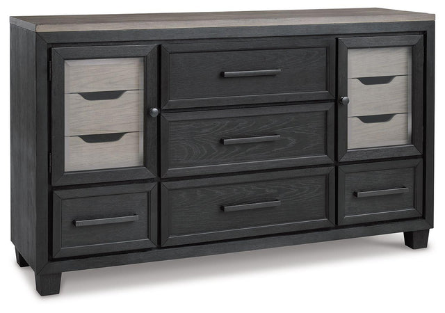 Ashley Foyland Dresser - Black/Brown