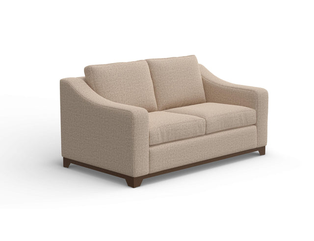 International Furniture Direct Natural Parota - Loveseat - Capuccino Brown