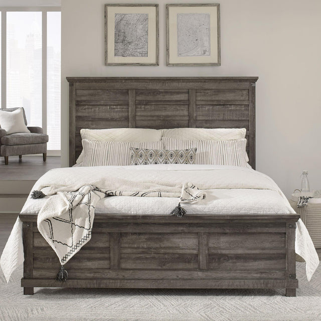 Liberty Furniture Lakeside Haven - Optional Queen Panel Bed - Dark Brown