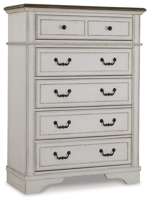 Ashley Brollyn Five Drawer Chest - Two-tone