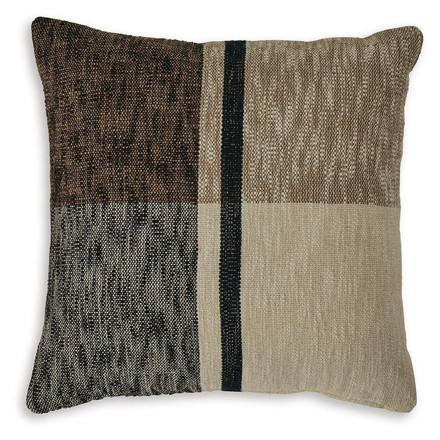 Ashley Adrielton Pillow - Black/Brown/Tan