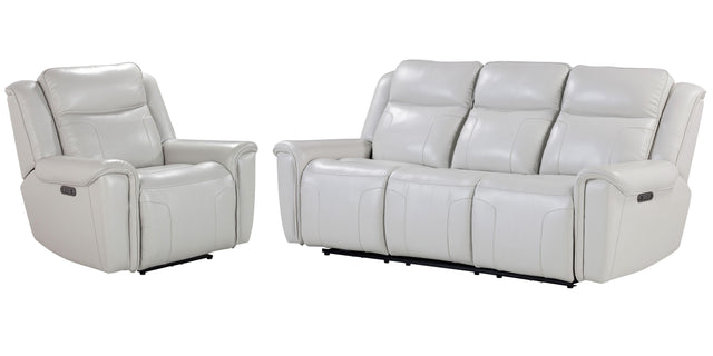 Parker House Atlantis - Power Reclining Zero Gravity Sofa And Recliner - Whisper Ivory