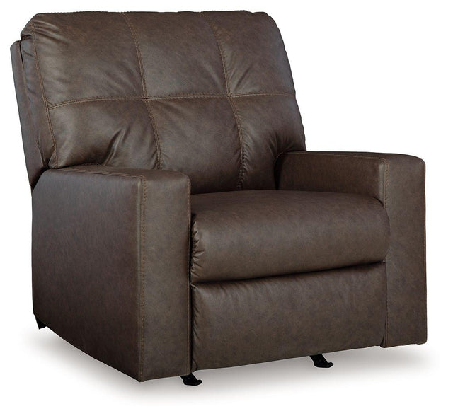Ashley Barlin Mills Rocker Recliner - Umber