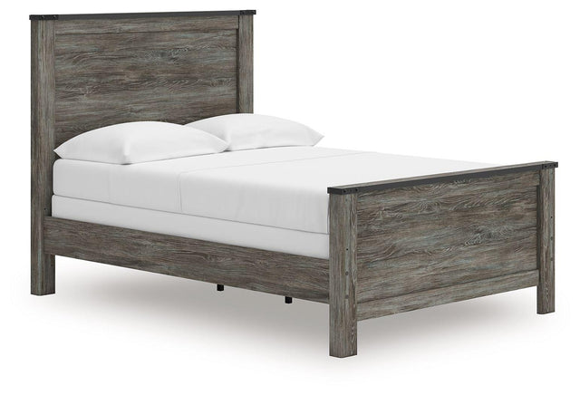 Ashley Frandern - Black / Gray - Full Panel Bed