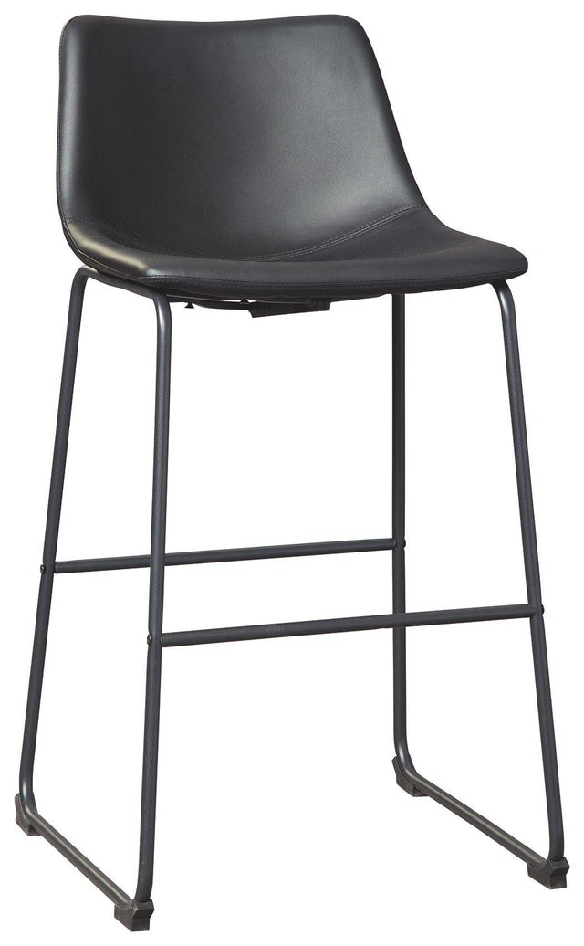 Ashley Centiar Tall UPH Barstool (2/CN) - Black