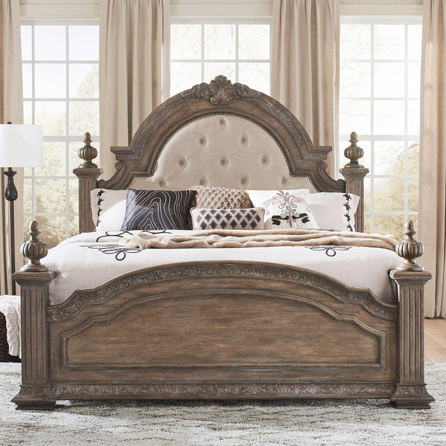 Liberty Furniture Carlisle Court - California King Poster Bed - Brown