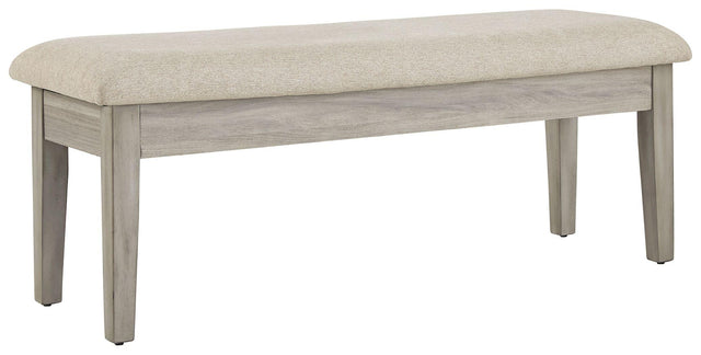 Ashley Parellen Upholstered Storage Bench - Beige/Gray