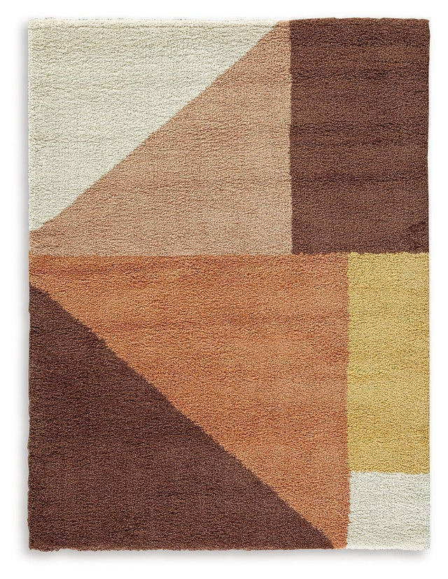 Ashley Gailmore Large Rug - Cream/Pink/Ocher