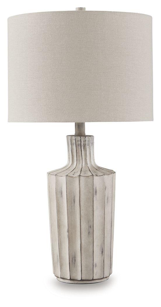 Ashley Imre Poly Table Lamp (1/CN) - Distressed Brown