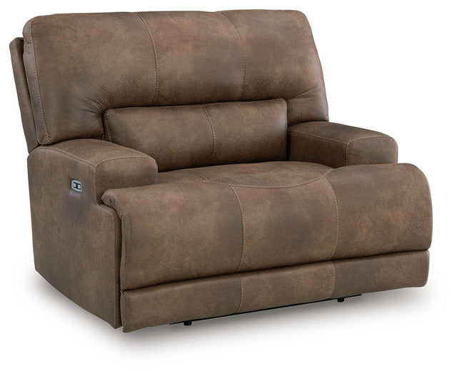 Ashley Beckley Place PWR Recliner/ADJ Headrest - Earth