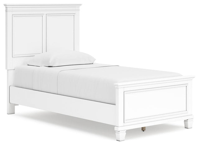 Ashley Fortman - White - Twin Panel Bed
