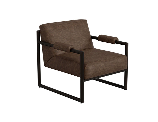 International Furniture Direct Galena - Armchair - Dark Brown