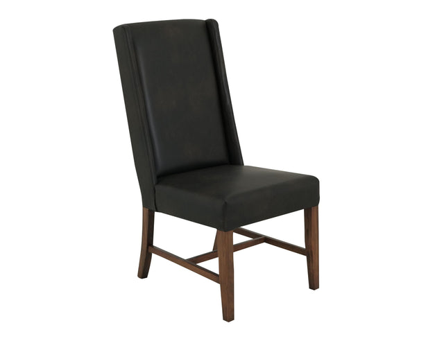 International Furniture Direct Riverwood - Upholstered Chair (Set of 2) - Licorice Brown