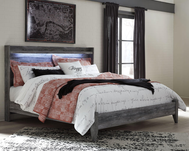 Ashley Baystorm - Gray - King Panel Bed