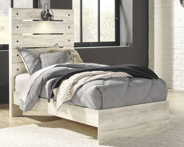 Ashley Cambeck - Whitewash - Twin Panel Bed