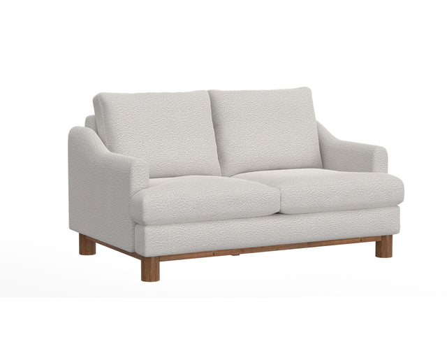 International Furniture Direct Olimpia - Loveseat - Light Cream