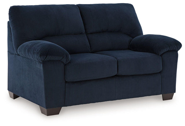 Ashley SimpleJoy Loveseat - Navy