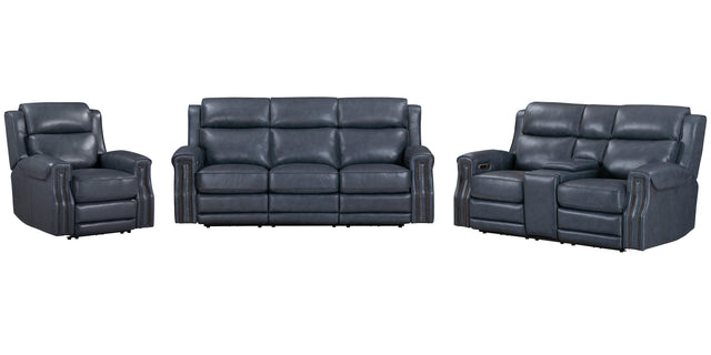 Parker House Hensley - Power Reclining Sofa Loveseat And Recliner - Marina Dream