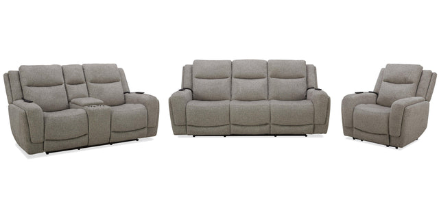 Parker House Penfield - Power Reclining Sofa Loveseat And Recliner - Frappe
