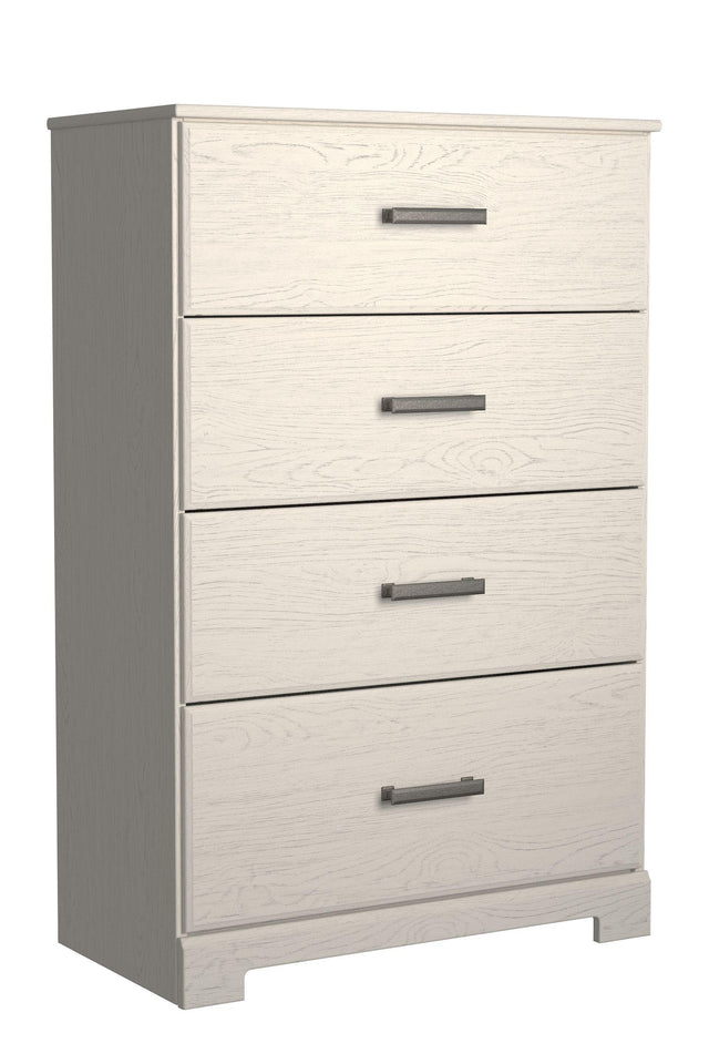 Ashley Stelsie Four Drawer Chest - White