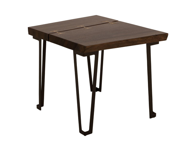International Furniture Direct Walnut - End Table - Walnut Brown