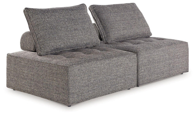 Ashley Bree Zee - Brown - 2-Piece Outdoor Sectional