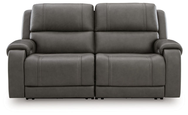 Ashley 5Z - Pittson - 2-Piece Power Reclining Sectional Loveseat - Anchor