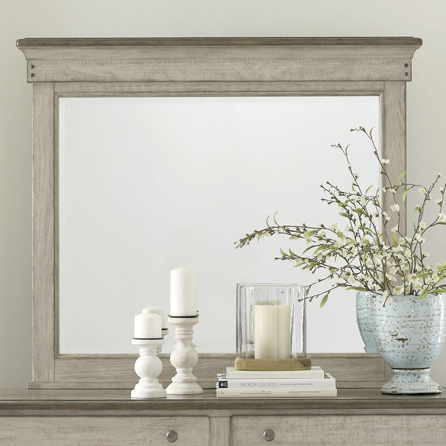 Liberty Furniture Ivy Hollow - Landscape Mirror - White