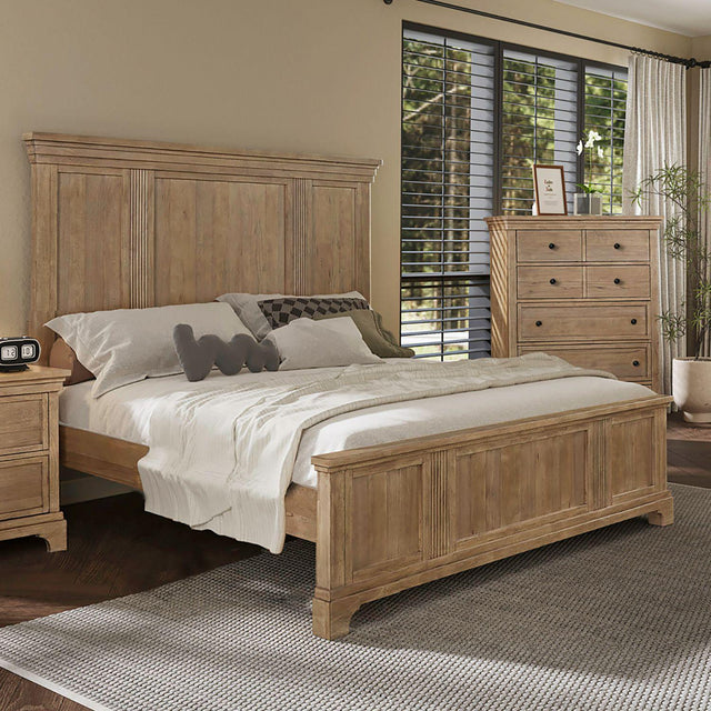 Liberty Furniture Haven Hills - King Panel Bed - Camel Beige