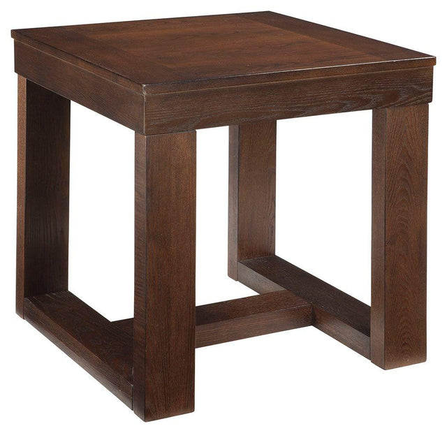 Ashley Watson Square End Table - Dark Brown