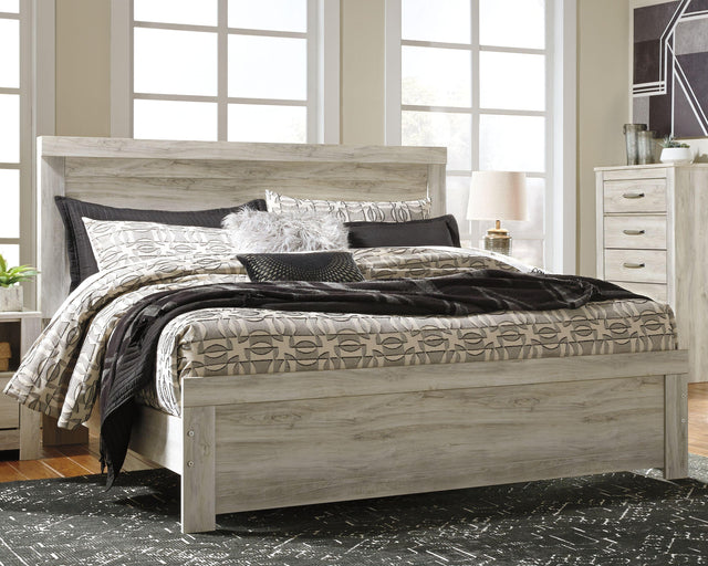 Ashley Bellaby - Whitewash - King Panel Bed