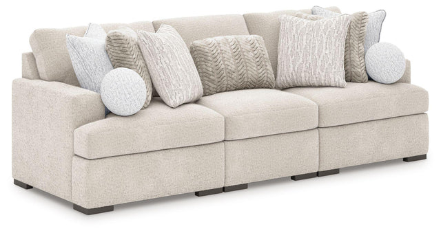 Ashley Cuddle Plush - Arctic - 3-Piece Sectional