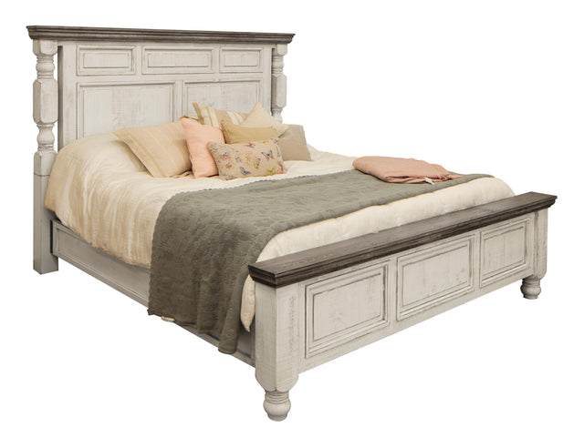 International Furniture Direct Stone - California King Bed - Two Tone