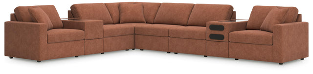 Ashley Modmax - Spice - 8-Piece Sectional With Audio And Storage Consoles