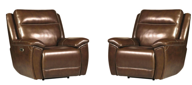 Parker House Jameson - Power Zero Gravity Recliner (Set of 2) - Hickory