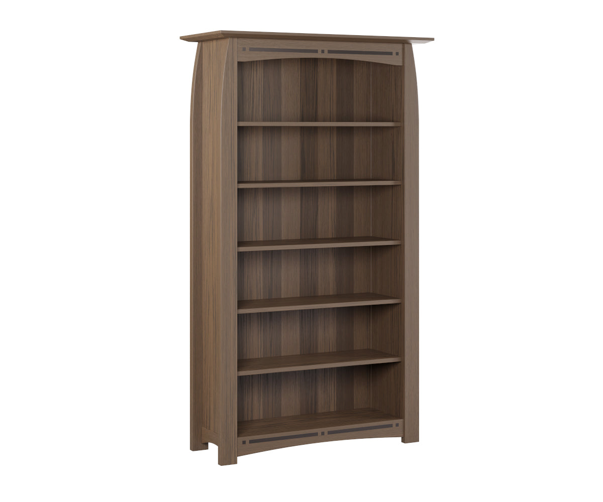 Forks Valley Woodworking Boulder Creek Bookcase Oak FC Carbon — Big
