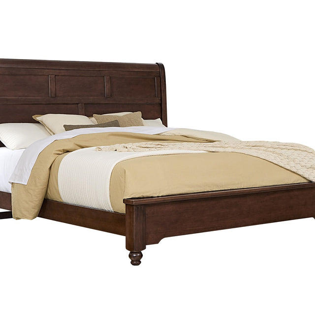 Vaughan-Bassett Vista - King Sleigh Bed - Cherry
