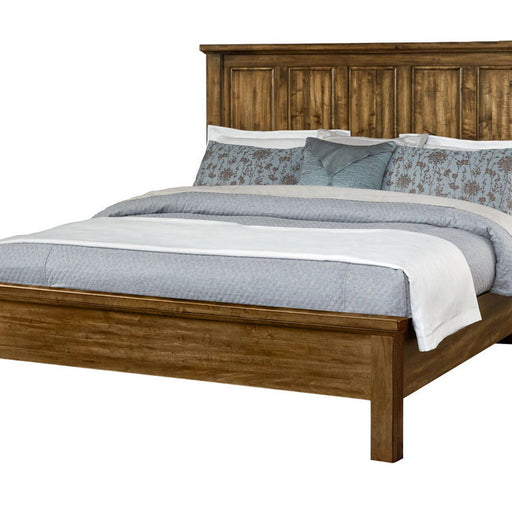 Vaughan-Bassett Maple Road - California King Mansion Bed With Low Profile Footboard - Antique Amish
