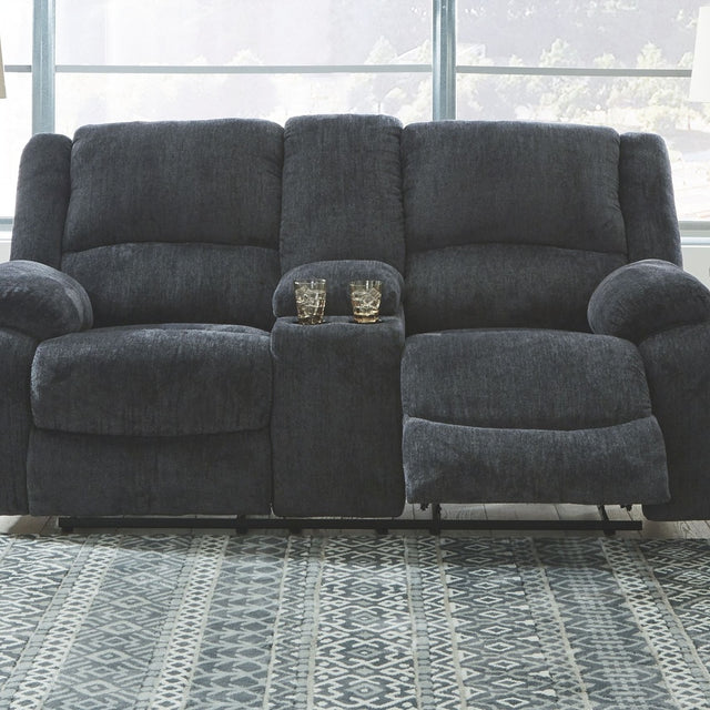 Ashley Draycoll DBL Rec Loveseat w/Console