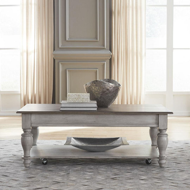 Liberty Furniture Ocean Isle - Rectangular Cocktail Table - White