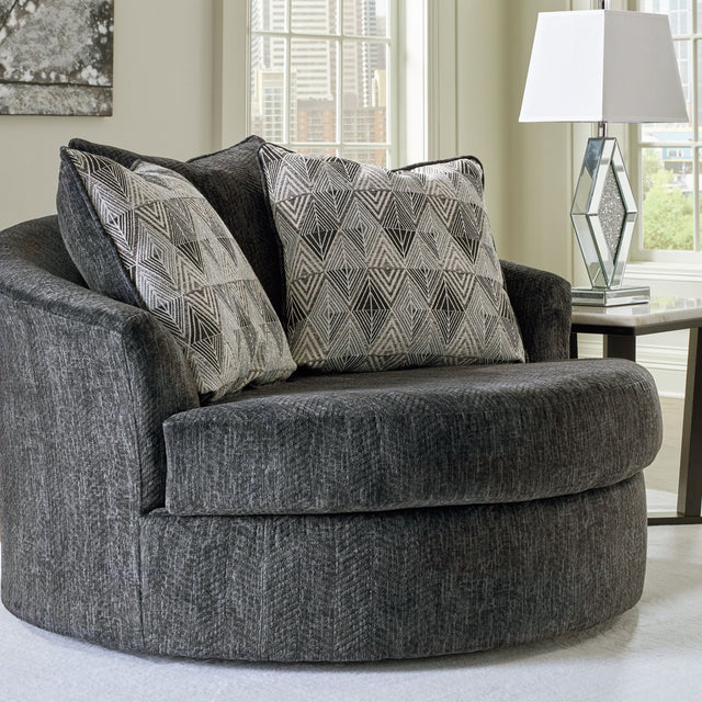 Ashley Biddeford Oversized Swivel Accent Chair